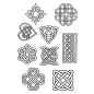 Preview: Silikonstempel Keltische Knoten